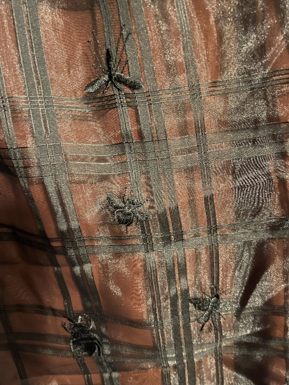 Disturbia Sedona Organza Insect Embroidered Midi Skirt NWT - Picture 11 of 13